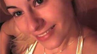 Sexy horny chick masturbating hard - porn video