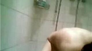 Asian Mom in Shower - porn video