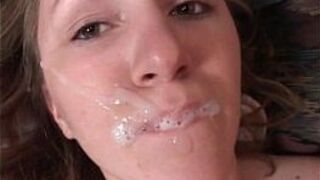 Amateur girlfriend anal with huge cum in mouth - porn video