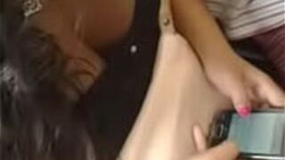 busty peruvian girl on the bus - porn video