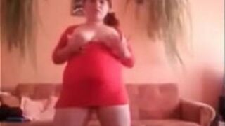 Plump Busty Amateur Teen on Webcam - porn video