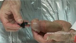 Jeof is bound with tape and made to suck - porn video