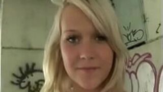 Caroline on concrete - porn video