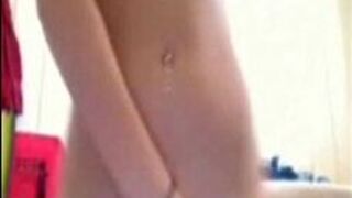 SheFuckedUp amater blonde teen Sherra Mason home webcam strip - porn video