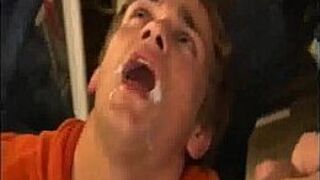 Dude Gets Fucking Drenched and Filled With Piss and Cum - porn video