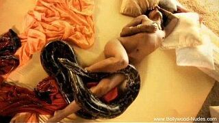 Bollywood and The Sexy Snake - porn video